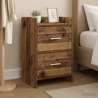 vidaXL Nachttische Altholz 40 x 30 x 60 cm Holzwerkstoff