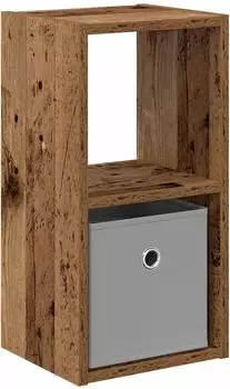 vidaXL Nachttisch Altholz-Optik 25,5x22x49,5cm