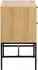 Actona Albany Nachttisch 2 Schubladen, Eiche, 45,6x70x40cm