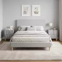 vidaXL Nachttisch 2 stk. Grau Sonoma 43 x 34,5 x 48 cm Holzwerkstoff