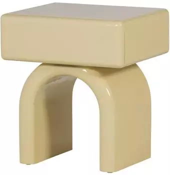 Woood Zorel Nachttisch MDF, hellgelb, 50x57x40cm