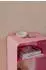 Metallbude Nachttisch DAMIO aus Metall, Pink Lemonade (1001369)