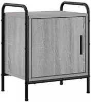 vidaXL Nachttisch Sonoma-Grau 40 x 30 x 50 cm Holzwerkstoff