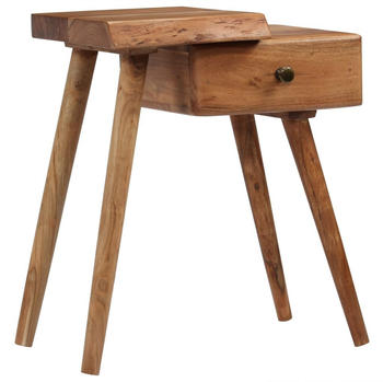 vidaXL Bedside Table in Acacia 45 x 32 x 55 cm