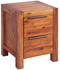 vidaXL Bedside Table Acacia Wood 45 x 42 x 58 cm