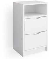 Nachttisch Ruben, Wei&szlig;, 38 X 66.6 Cm Vicco