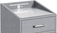 ED EXCITING DESIGN Nachtkonsole "Moon" mit LED-Beleuchtung und USB-Anschluss &