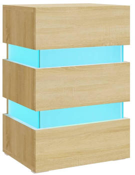 vidaXL LED-Nachttisch Holzwerkstoff 45x67cm (326843)
