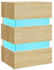 326843: vidaXL LED-Nachttisch Holzwerkstoff 45x67cm