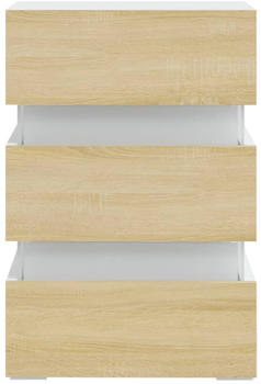 vidaXL LED-Nachttisch Holzwerkstoff 45x67cm (326845)