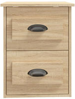 vidaXL Wand-Nachttisch Sonoma-Eiche 41,5x36x53 cm