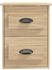 816398: vidaXL Wand-Nachttisch 41,5x53cm