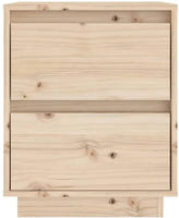 vidaXL Nachttisch 40x35x50 cm Massivholz Kiefer