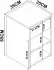 VCM Nachtschrank Sledo Maxi 35x65x35cm buche