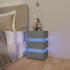 vidaXL LED-Nachttisch Holzwerkstoff 45x67cm