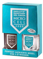 Micro Cell 2000 Shellfix Resistant Gel Finish F4 Brown (2 x 11 ml)