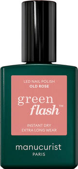 Manucurist Green Flash LED Gel Nail Polish (15ml) Old Rose