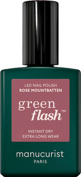Manucurist Green Flash LED Gel Nail Polish (15ml) Rose Mountbatten