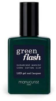 Manucurist Green Flash LED Gel Nail Polish (15ml) Dark Night