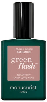 Manucurist Green Flash LED Gel Nail Polish (15ml) Carnation