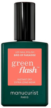 Manucurist Green Flash LED Gel Nail Polish (15ml) Bird of Paradise