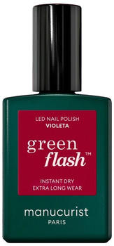 Manucurist Green Flash LED Gel Nail Polish (15ml) Violeta