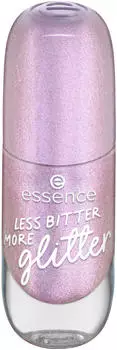 Essence Gel Nail Colour Nail Polish (8ml) 58 - LESS BITTER MORE GLITTER