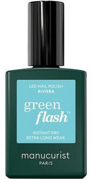 Manucurist Green Flash Instant Dry Extra Long Wear Nail Polish (15ml) Riviera