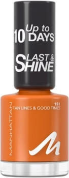 Manhattan Last & Shine Nail Polish (8ml) 151 - TAN LINES+GOOD TIMES