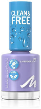Manhattan Clean & Free Nail Polish (8ml) Milky Bare