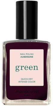 Manucurist Green Quick Dry Nail Polish (15ml) Aubergine