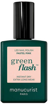 Manucurist Green Flash Instant Dry Extra Long Wear Nail Polish (15ml) Pastel Pink