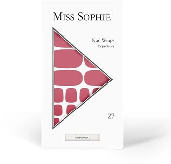 Miss Sophie's Nail Wraps for pedicure Sweetheart