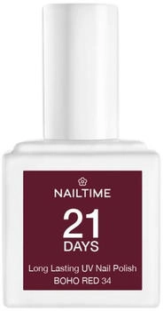 Nailtime 21 Days UV Nail Polish Nail Polish 8 ml BOHO RED 34