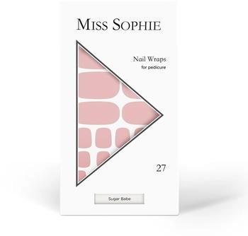 Miss Sophie's Nail Wraps for pedicure Sugar Babe