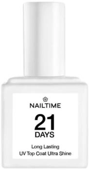 Nailtime 21 Days Top Coat Ultra Shine Nail Polish 8 ml