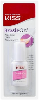 Kiss Brush-On Nail Glue Gel-Nail Polish 5 ml