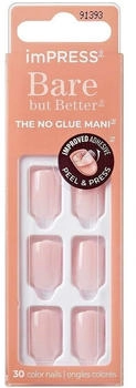 Kiss imPRESS Bare but Better 30 Nails selbstklebend Fingernägel INSTINCT neu