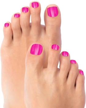 Miss Sophie's Nail Wraps for pedicure Hot Pink