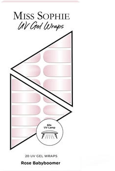 Miss Sophie's 20 UV Gel Wraps Rose Babyboomer