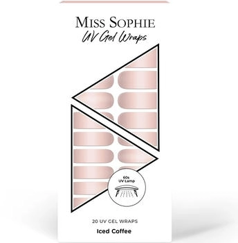 Miss Sophie's 20 UV Gel Wraps ICED COFFEE