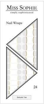 Miss Sophie's Delicate Tips Nail Wraps (24pcs.)