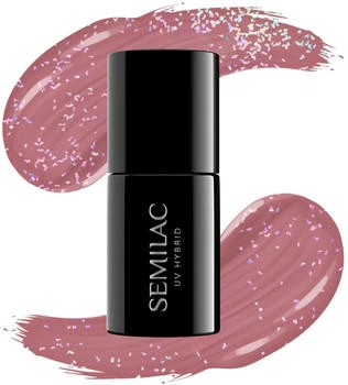 Semilac Shimmer Dust Caramel UV Nail Polish 7ml