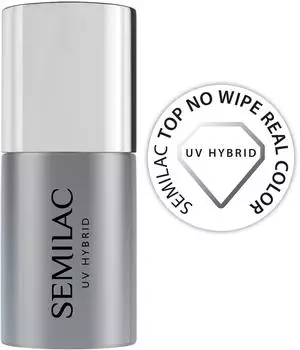 Semilac Top No Wipe Real Color UV LED Gel Nagellack 7 ml (ZE0507-TNWRC-7)