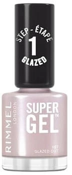 Rimmel London Super Gel Nagellack 107 Glazed Out ohne UV/LED Lampe (3616306363076)