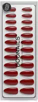 DOONAILS Soft Gel Press Ons Love Paris Medium Almond - rot