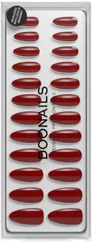 Doonails Soft Gel Press Ons 30 Stk. Medium Almond Love Paris