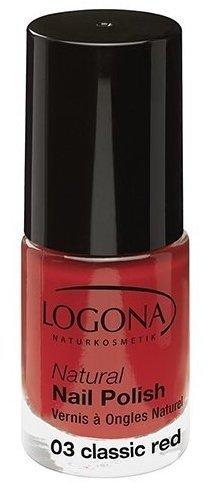 Logona Natural Nail Polish 03 classic red (4 ml)