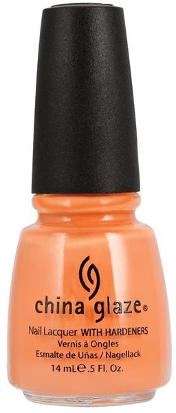 China Glaze Nail Lacquer with Hardner - Lacquered Effect - peachy Keen, 1er Pack (1 x 14 ml)