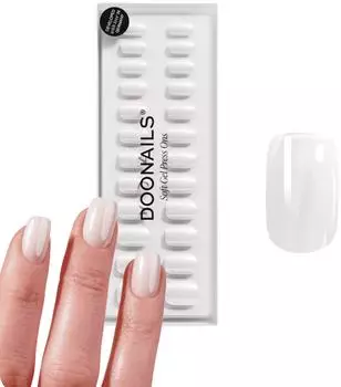 Doonails Soft Gel Press Ons 30 Stk. Short Square Marry Me